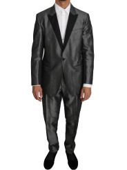 Suits Elegant Gray Patterned Martini Suit 4.500,00 € 8051124379130 | Planet-Deluxe