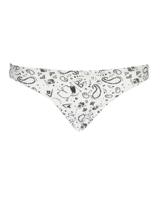 "Karl Lagerfeld Beachwear Badeanzüge & Bikinis im Sale | "Karl Lagerfeld Sommer Bikini-Slip Weiß" online kaufen"|Planet-Deluxe