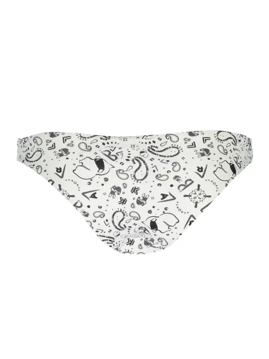 "Karl Lagerfeld Beachwear Badeanzüge & Bikinis im Sale | "Karl Lagerfeld Sommer Bikini-Slip Weiß" online kaufen"|Planet-Deluxe