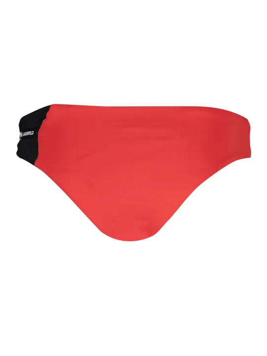 "Karl Lagerfeld Beachwear Badeanzüge & Bikinis im Sale | Karl Lagerfeld Luxus Beachwear Bikini-Slip Rot online kaufen"|Planet-Deluxe