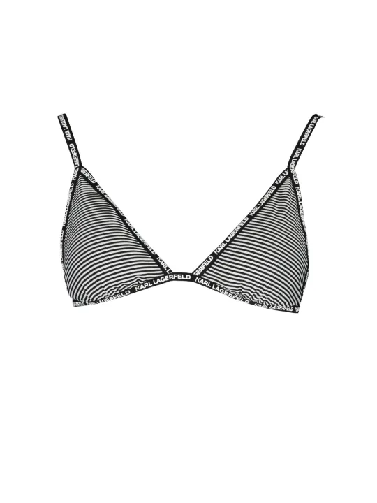 "Karl Lagerfeld Beachwear Badeanzüge & Bikinis im Sale | Karl Lagerfeld Triangel-Badeanzug Nero Eleganz online kaufen"|Planet-Deluxe