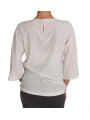 Tops & T-Shirts Elegant Silk Blend Crewneck Blouse 2.880,00 € 8057001030255 | Planet-Deluxe