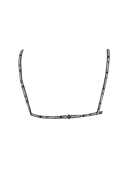"Karl Lagerfeld Beachwear Badeanzüge & Bikinis im Sale | Karl Lagerfeld Triangel-Badeanzug Nero Eleganz online kaufen"|Planet-Deluxe