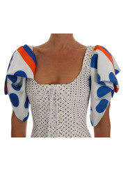 Tops & T-Shirts Elegant Polka Dot Bustier Top 4.320,00 € 7333413029720 | Planet-Deluxe