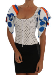 Tops & T-Shirts Elegant Polka Dot Bustier Top 4.320,00 € 7333413029720 | Planet-Deluxe