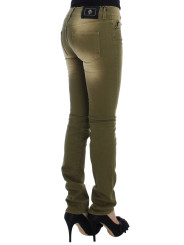 Jeans & Pants Green Slim Fit Cotton Stretch Jeans 560,00 € 8058301884586 | Planet-Deluxe