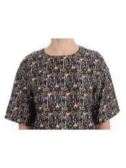 Tops & T-Shirts Enchanted Sicily Silk Blouse with Medieval Keys Print 1.480,00 € 7333413038739 | Planet-Deluxe