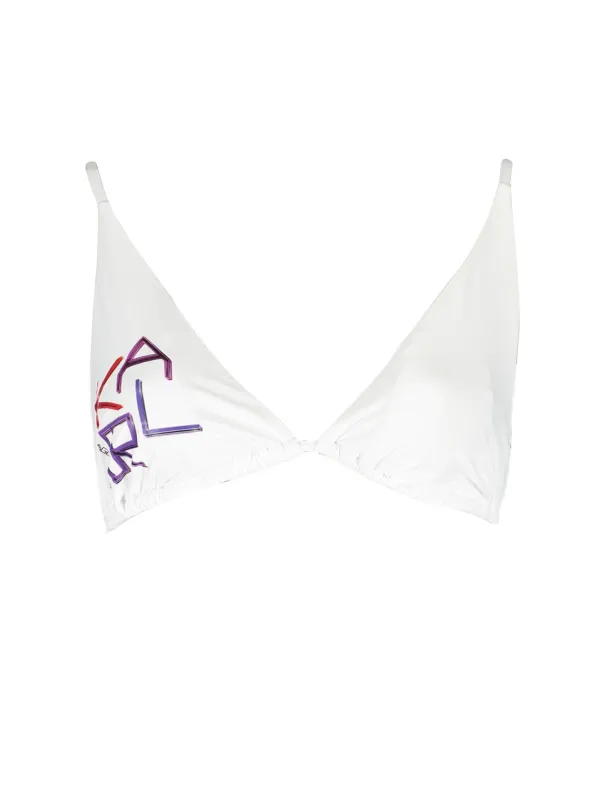 "Karl Lagerfeld Beachwear Badeanzüge & Bikinis im Sale | Karl Lagerfeld Luxus Badeanzug Triangel Weiß online kaufen"|Planet-Deluxe