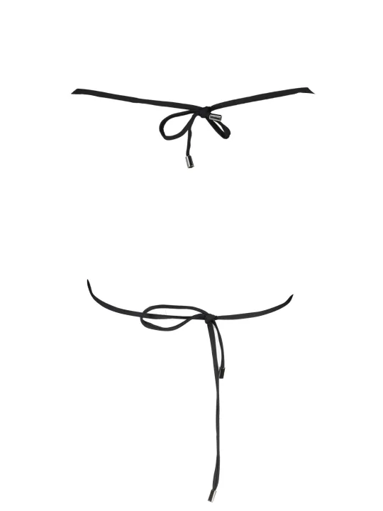 "Karl Lagerfeld Beachwear Badeanzüge & Bikinis im Sale | KLF Beachwear Triangel-Bikini Schwarz online kaufen"|Planet-Deluxe