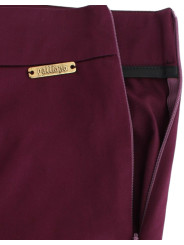 Jeans & Pants Elegant Purple Slim Pants 530,00 € 8033983242367 | Planet-Deluxe