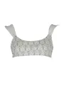 "Karl Lagerfeld Beachwear Badeanzüge & Bikinis im Sale | Karl Lagerfeld Beachwear KL21WTP13_BIANCO_WHITE: Eleganter Bandeau-Badeanzug mit Kontrastdetails und exklusivem Druck für Stil  online kaufen"|Planet-Deluxe