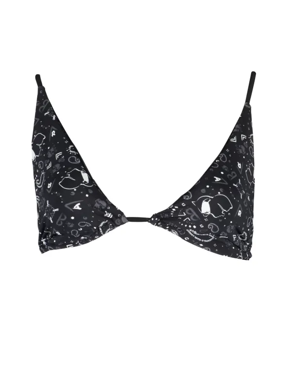 "Karl Lagerfeld Beachwear Badeanzüge & Bikinis im Sale | Karl Lagerfeld Beachwear Triangel-Badeanzug KL21WPT22 NERO BLACK – Eleganz und Komfort für exklusive Strandmomente online kaufen"|Planet-Deluxe