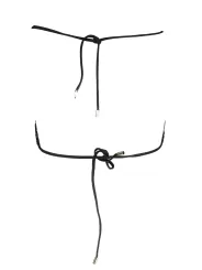 "Karl Lagerfeld Beachwear Badeanzüge & Bikinis im Sale | Karl Lagerfeld Beachwear Triangel-Badeanzug KL21WPT22 NERO BLACK – Eleganz und Komfort für exklusive Strandmomente online kaufen"|Planet-Deluxe