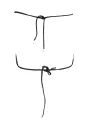 "Karl Lagerfeld Beachwear Badeanzüge & Bikinis im Sale | Karl Lagerfeld Beachwear Triangel-Badeanzug KL21WPT22 NERO BLACK – Eleganz und Komfort für exklusive Strandmomente online kaufen"|Planet-Deluxe
