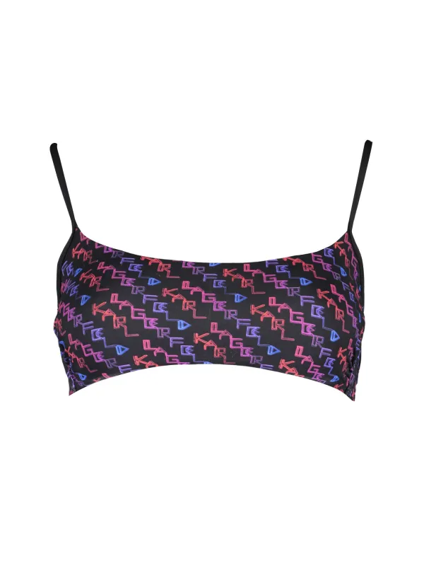 "Karl Lagerfeld Beachwear Badeanzüge & Bikinis im Sale | **Karl Lagerfeld Beachwear KL21WTP19_NERO_BLACK: Luxus Bandeau-Badeanzug mit Stilvollen Details** online kaufen"|Planet-Deluxe