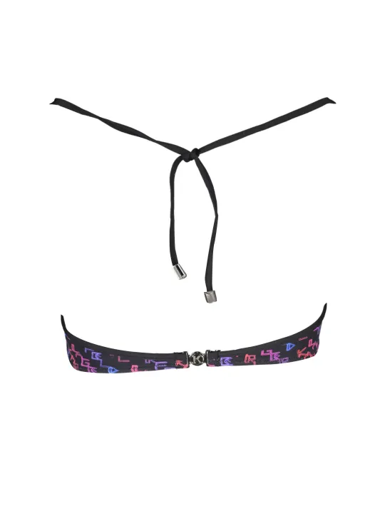 "Karl Lagerfeld Beachwear Badeanzüge & Bikinis im Sale | **Karl Lagerfeld Beachwear KL21WTP19_NERO_BLACK: Luxus Bandeau-Badeanzug mit Stilvollen Details** online kaufen"|Planet-Deluxe