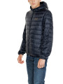 Leichte schwarze EA7 Nylonjacke für Herren