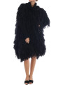 Sweaters Elegant Black Fringed Wool-Cashmere Sweater 8.280,00 € 8058301880632 | Planet-Deluxe