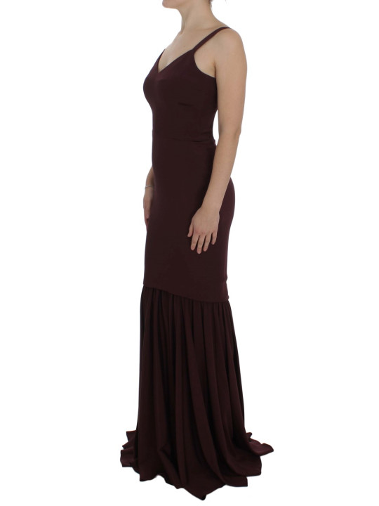 Dresses Elegant Bordeaux Sheath Dress 8.760,00 € 292107073512 | Planet-Deluxe