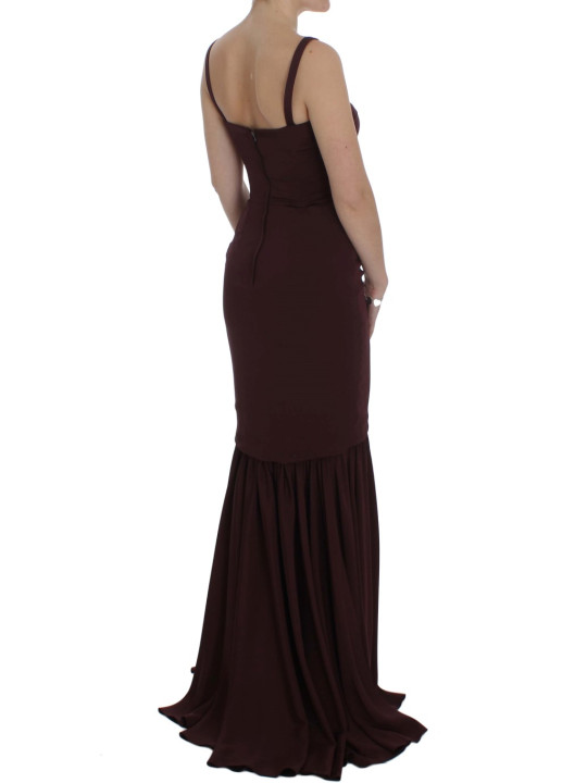 Dresses Elegant Bordeaux Sheath Dress 8.760,00 € 292107073512 | Planet-Deluxe
