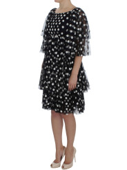 Dresses Elegant Polka Dotted Ruffled Dress 8.200,00 € 8058349760422 | Planet-Deluxe