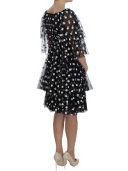 Dresses Elegant Polka Dotted Ruffled Dress 8.200,00 € 8058349760422 | Planet-Deluxe