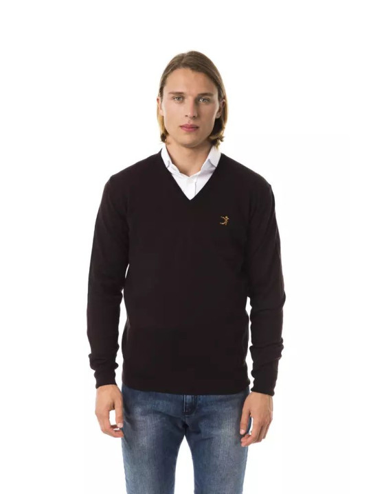 Sweaters Embroidered V-Neck Merino Wool Sweater 260,00 € 2000032500880 | Planet-Deluxe