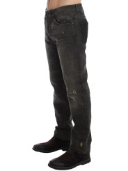 Jeans & Pants Elegant Gray Regular Fit Denim Jeans 620,00 € 8050246186909 | Planet-Deluxe