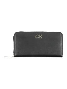 Calvin Klein Lederbörse Schwarz - Elegante Geldbörse