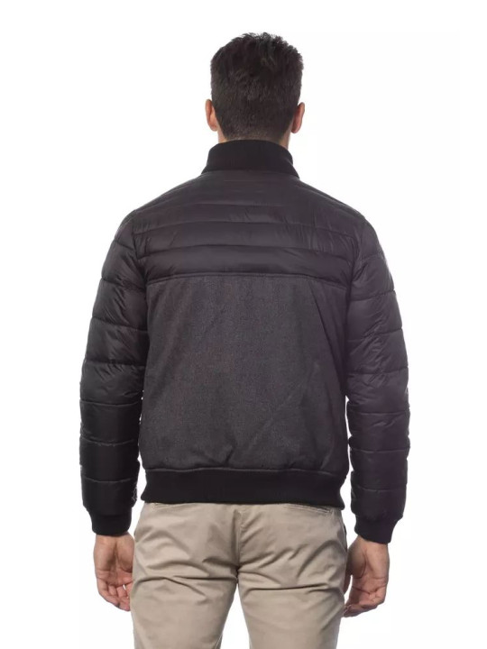 Jackets Sleek Gray Bomber Jacket for Men 1.250,00 € 2303350073600 | Planet-Deluxe