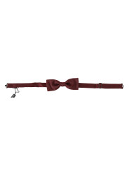 Ties & Bowties Elegant Maroon Silk Bow Tie 140,00 € 8057001835782 | Planet-Deluxe