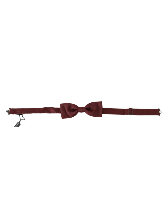 Ties & Bowties Elegant Maroon Silk Bow Tie 140,00 € 8057001835782 | Planet-Deluxe