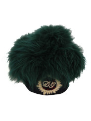 Hats Elegant Emerald Cashmere Cloche Cap 3.040,00 € 8053286185727 | Planet-Deluxe