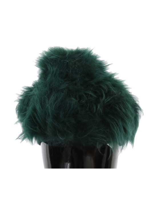 Hats Elegant Emerald Cashmere Cloche Cap 3.040,00 € 8053286185727 | Planet-Deluxe