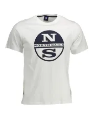 "North Sails T-Shirts im Sale | "North Sails Weißes Kurzarm-T-Shirt" online kaufen"|Planet-Deluxe