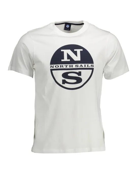 "North Sails T-Shirts im Sale | "North Sails Weißes Kurzarm-T-Shirt" online kaufen"|Planet-Deluxe