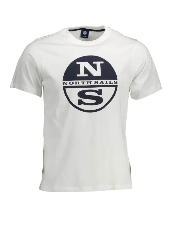 "North Sails T-Shirts im Sale | "North Sails Weißes Kurzarm-T-Shirt" online kaufen"|Planet-Deluxe