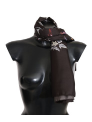 Scarves Elegant Silk Scarf Wrap in Luxe Brown 280,00 € 8058091094110 | Planet-Deluxe