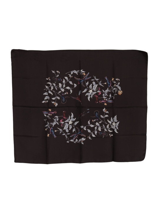 Scarves Elegant Silk Scarf Wrap in Luxe Brown 280,00 € 8058091094110 | Planet-Deluxe