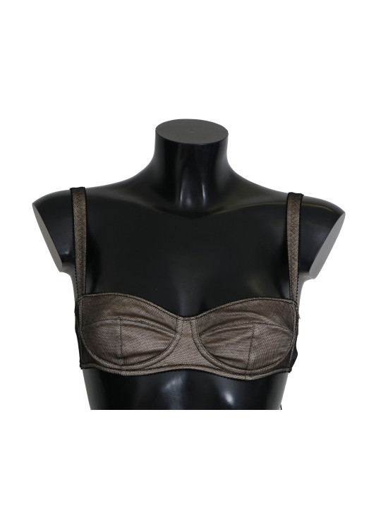 Underwear Elegant Brown Stretch Bra Womens Underwear 760,00 € 8050246188095 | Planet-Deluxe