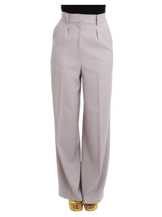 Jeans & Pants Sophisticated High Waisted Gray Pants 620,00 € 8034166583305 | Planet-Deluxe