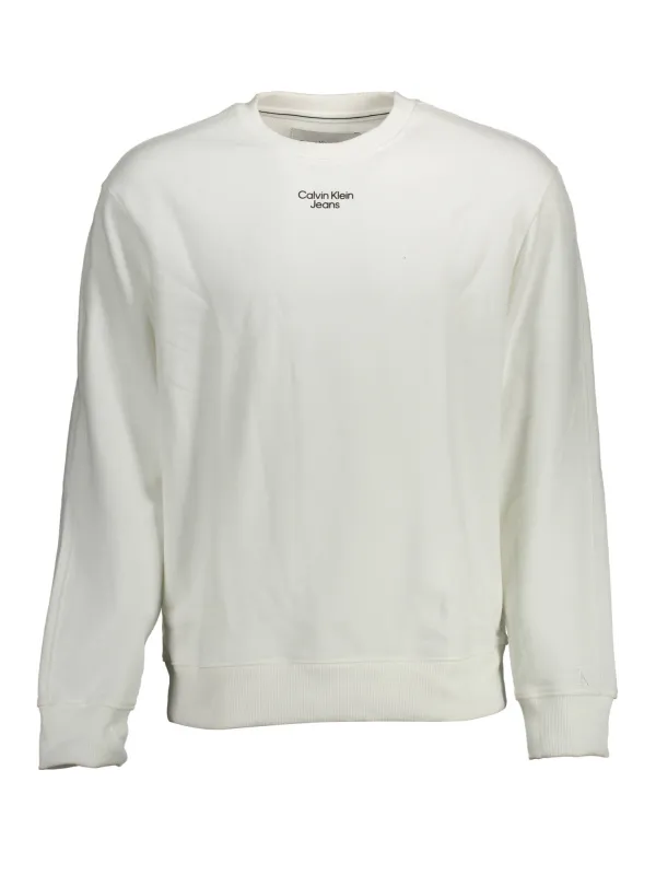 "Calvin Klein Sweatshirts im Sale | Calvin Klein Classic Weißes Sweatshirt online kaufen"|Planet-Deluxe