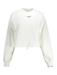 "Calvin Klein Startseite im Sale | CALVIN KLEIN SWEATSHIRT OHNE REISSVERSCHLUSS DAMEN WEISS online kaufen"|Planet-Deluxe