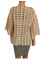 Sweaters Chic Beige Crochet Raffia Cardigan 4.800,00 € 8054214039051 | Planet-Deluxe