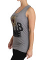 Tops & T-Shirts Sequined Heart Tank Top in Gray 1.760,00 € 8058091886302 | Planet-Deluxe