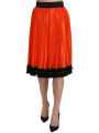 Skirts High-Waist Black &amp Orange Knee-Length Skirt 3.940,00 € 8051124004209 | Planet-Deluxe