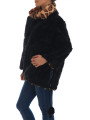 Sweaters Elegant Black Lamb Fur Short Coat 29.700,00 € 8058696445751 | Planet-Deluxe