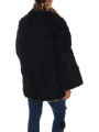 Sweaters Elegant Black Lamb Fur Short Coat 29.700,00 € 8058696445751 | Planet-Deluxe