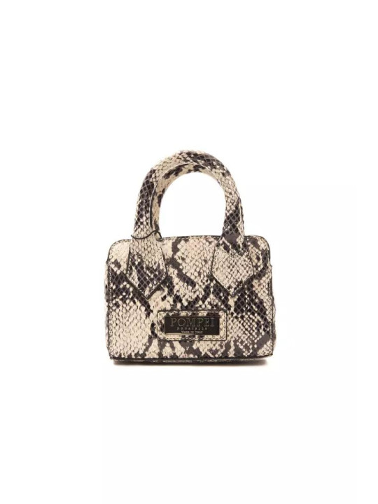 Handbags Chic Gray Python Mini Tote With Adjustable Straps 300,00 € 2000037361417 | Planet-Deluxe