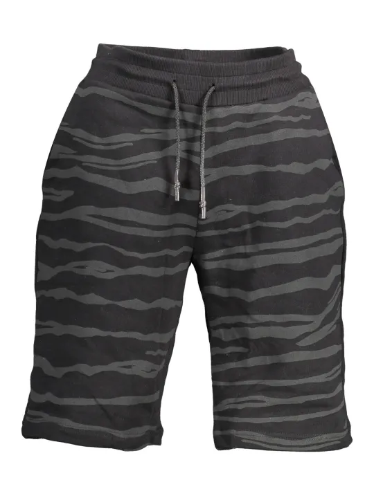 "Cavalli Class Startseite im Sale | CAVALLI CLASS SCHWARZE BERMUDA-HOSE FÜR HERREN online kaufen"|Planet-Deluxe
